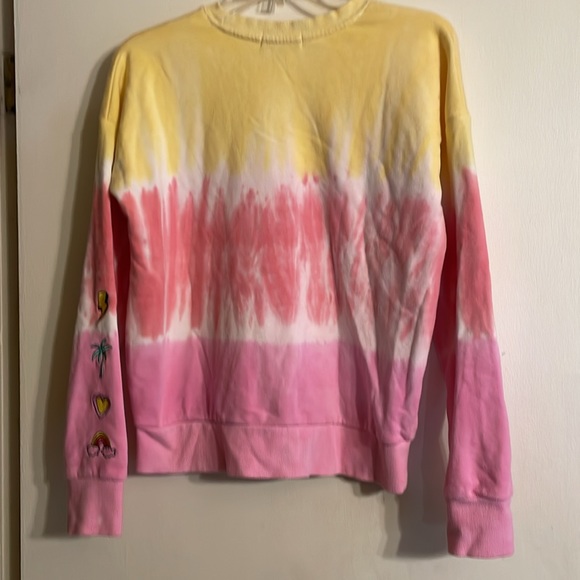 PJ Salvage Tie Dye Pullover Sweatshirt with Embellishments - Picture 3 of 7